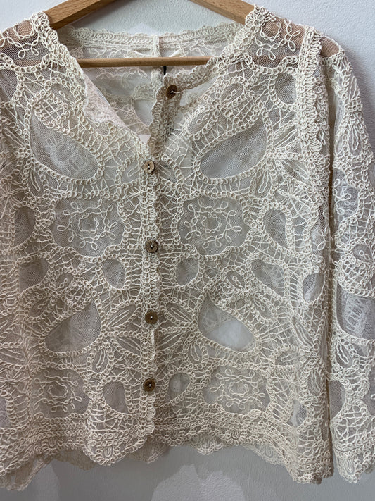 Giacca macramé