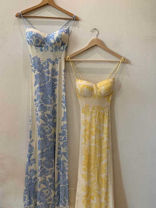Abito Coppe Fantasia Fiori