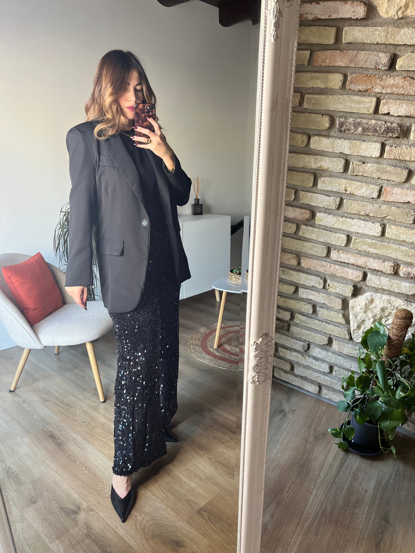 Pantaloni paillettes