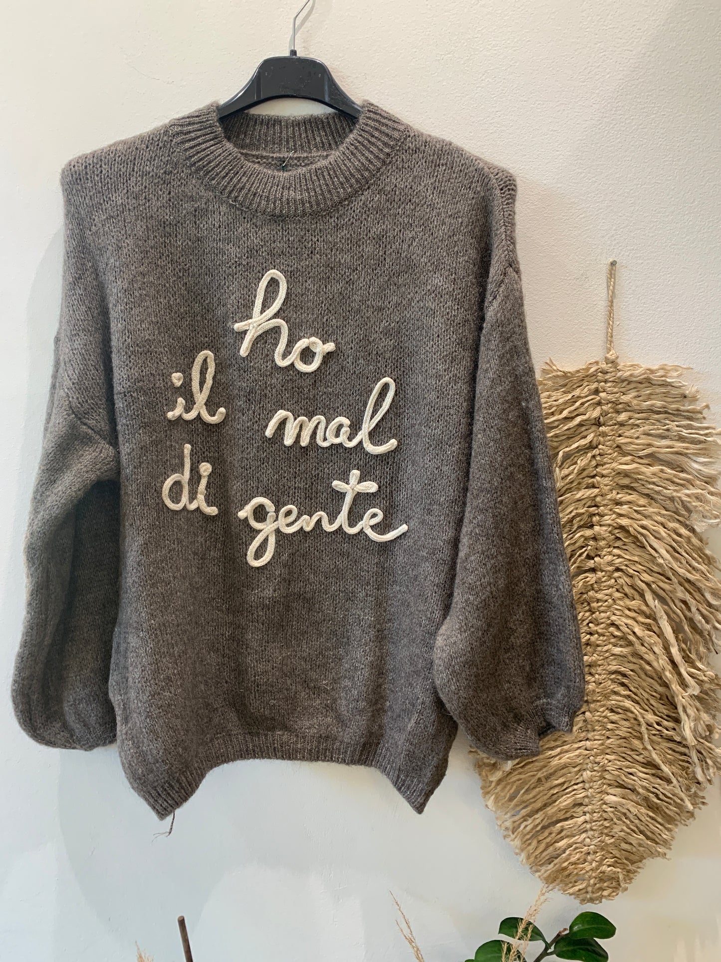 Maglione Ho il Mal di Gente