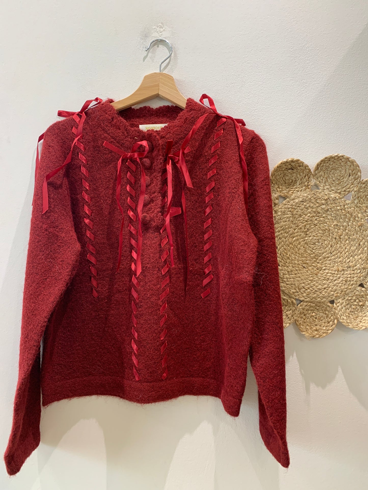 Cardigan con fiocchi