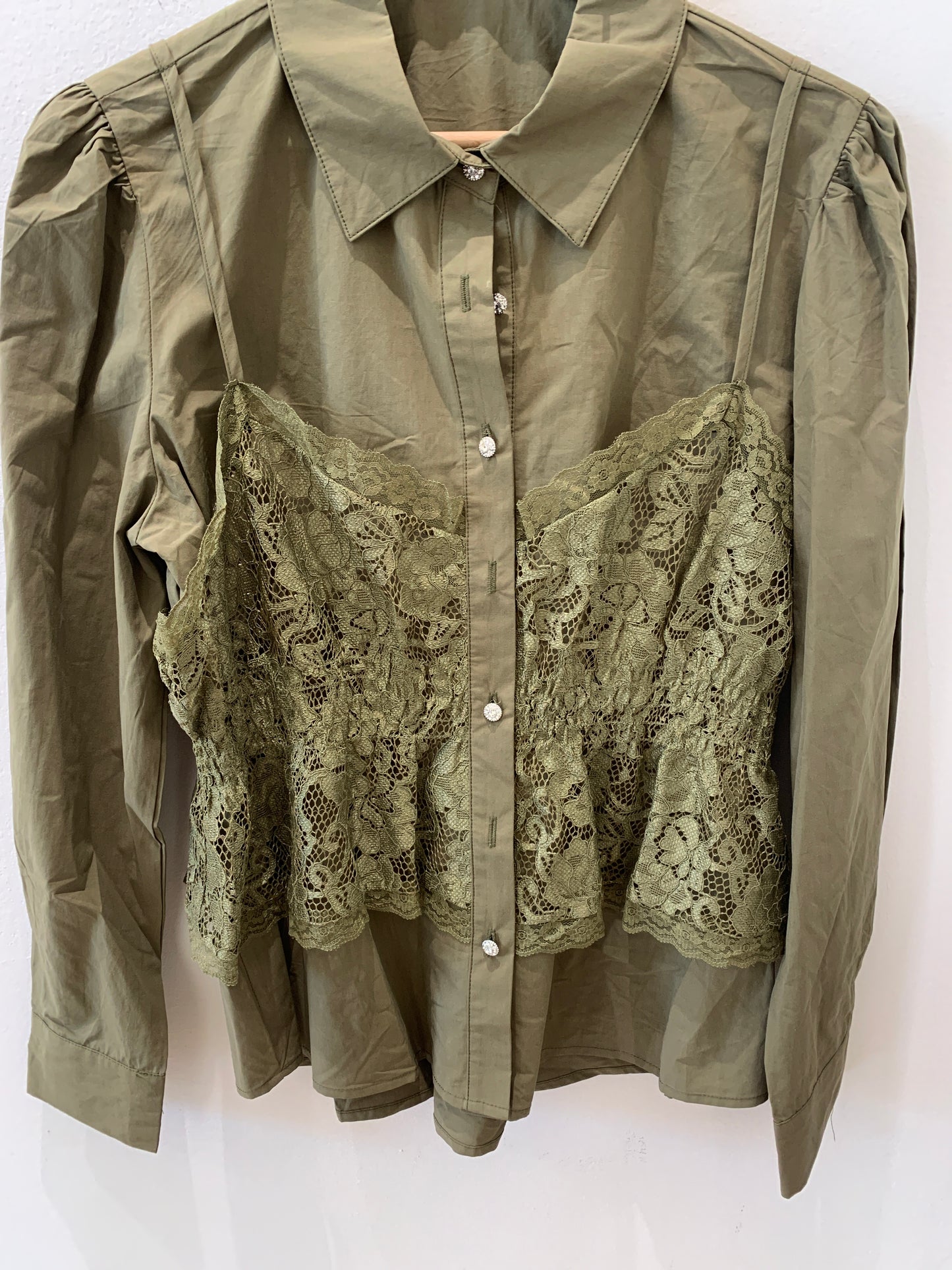 Camicia/top pizzo