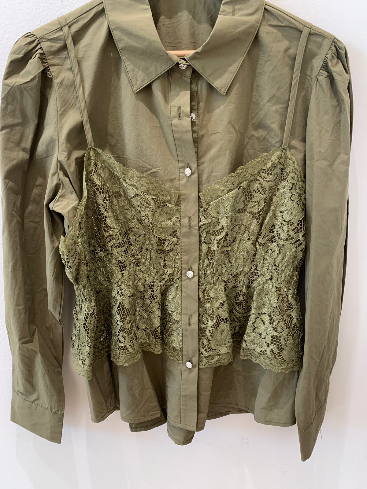 Camicia/top pizzo