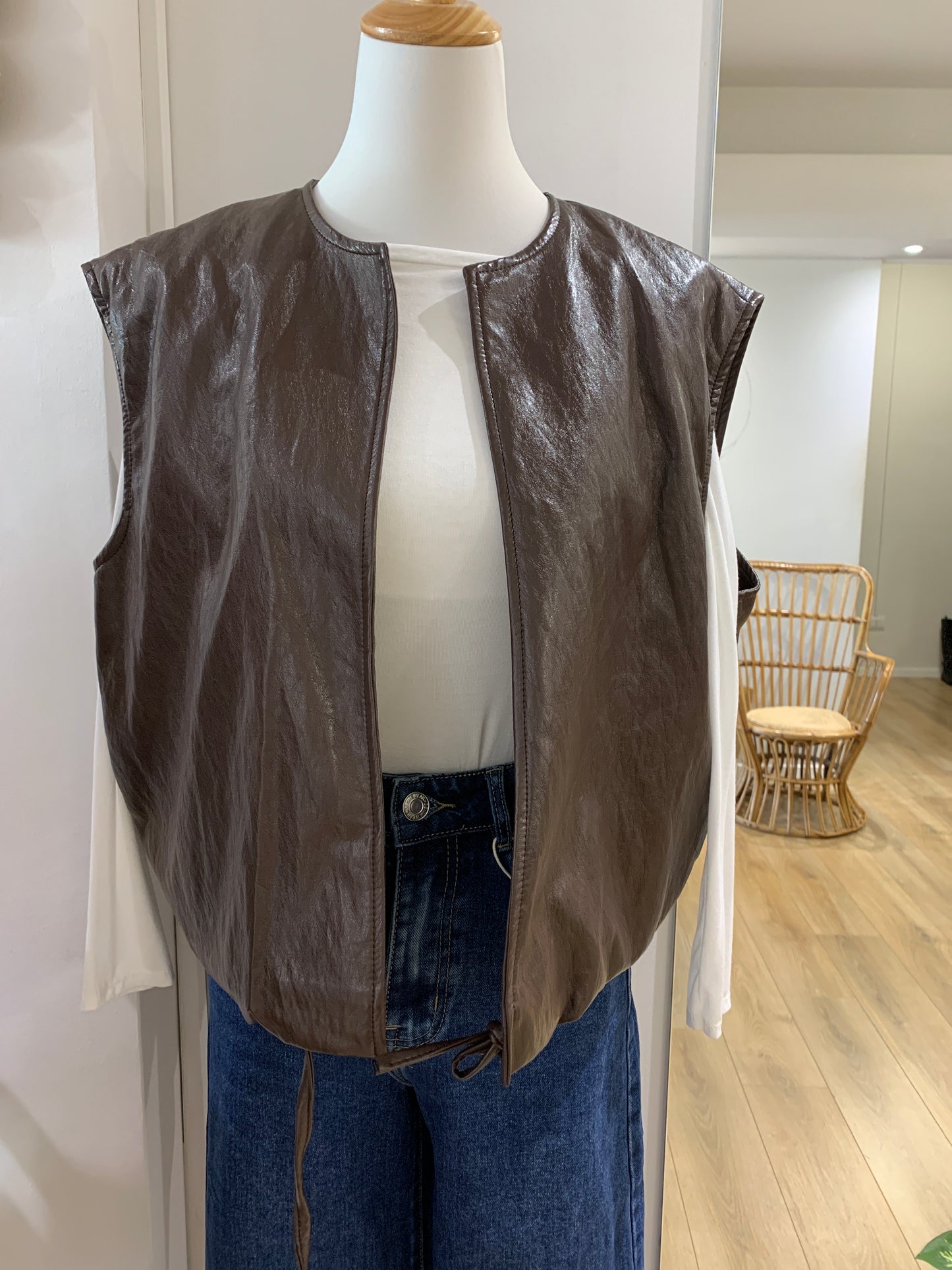 Gilet ecopelle