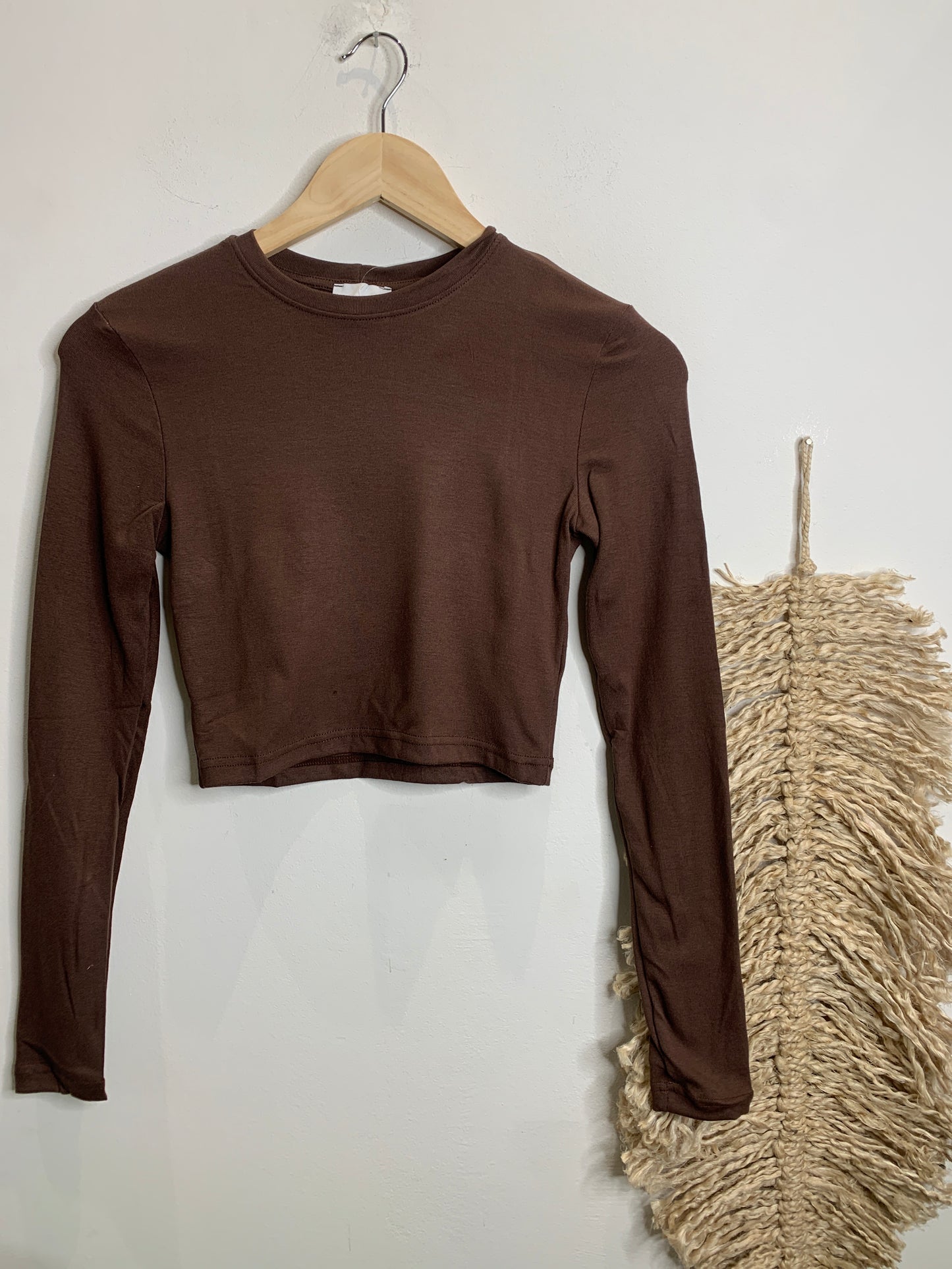 Maglia Crop Manica lunga