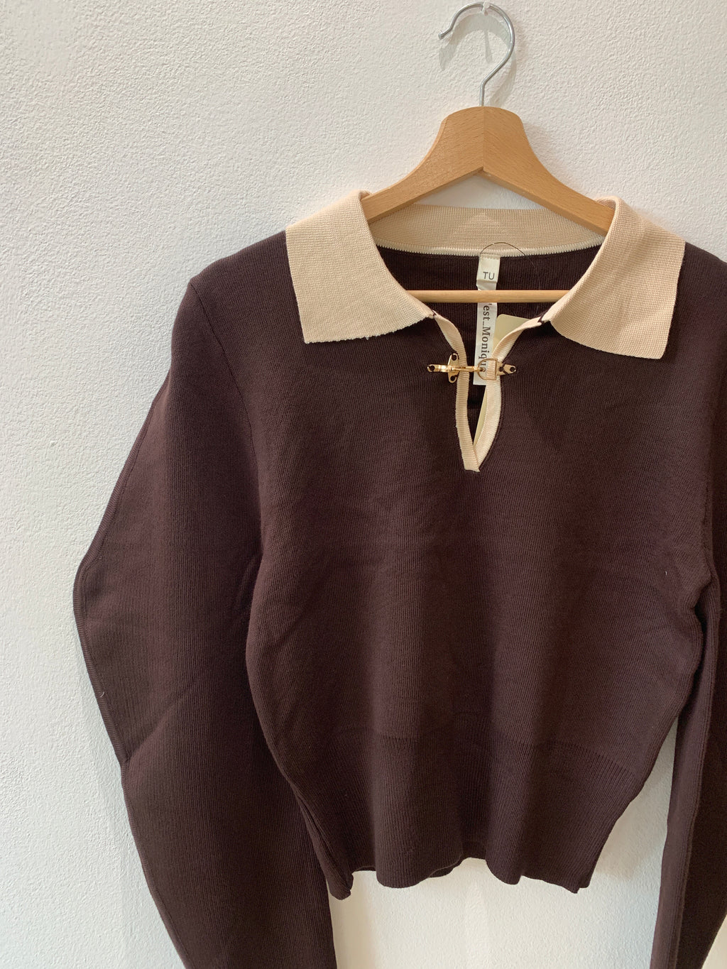 Maglia manica a sbuffo