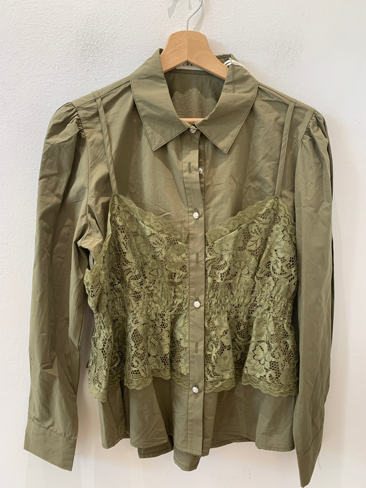 Camicia/top pizzo