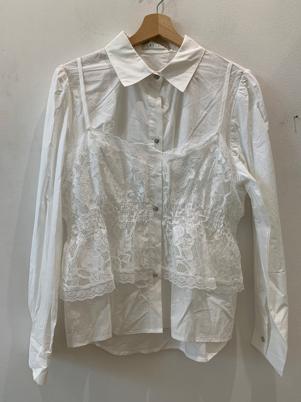 Camicia/top pizzo