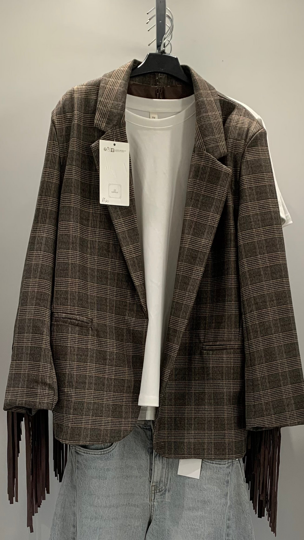Blazer con le frange