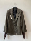Blazer con le frange