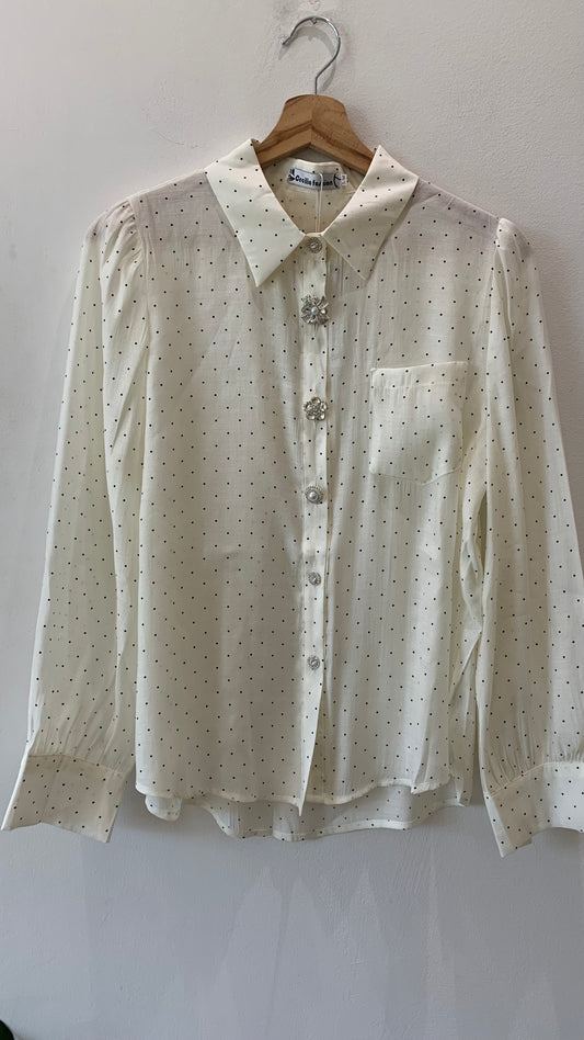 Camicia Bottoni Gioiello