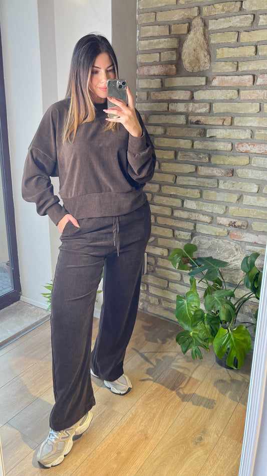 Pantalone Felpato Velluto