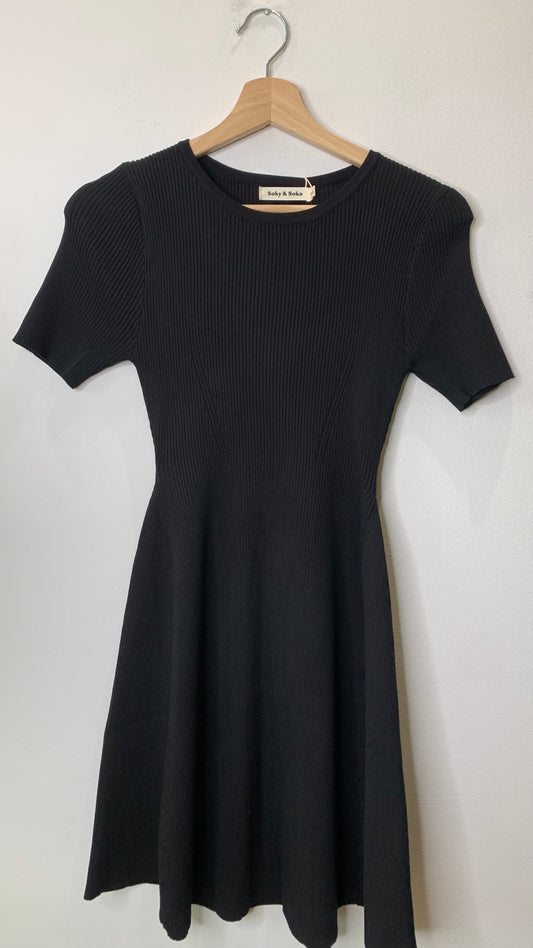 Abito Midi a Costine