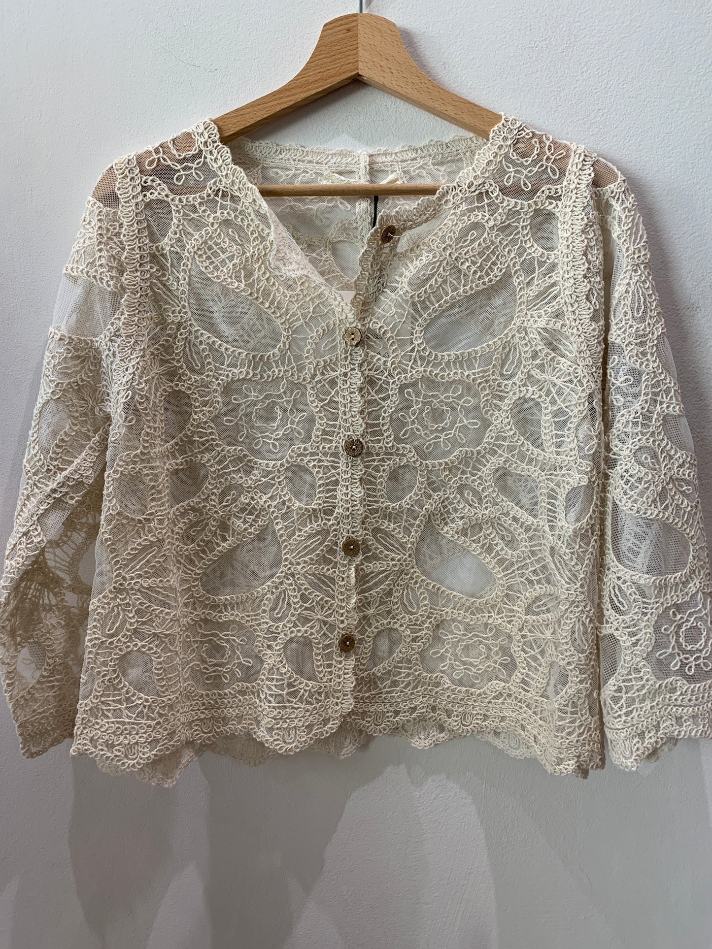 Giacca macramé
