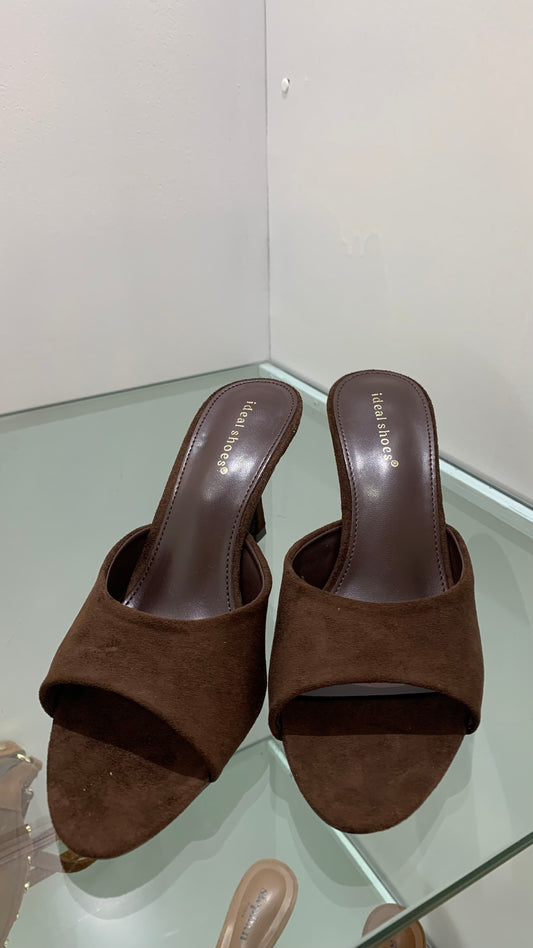 Décolleté camoscio