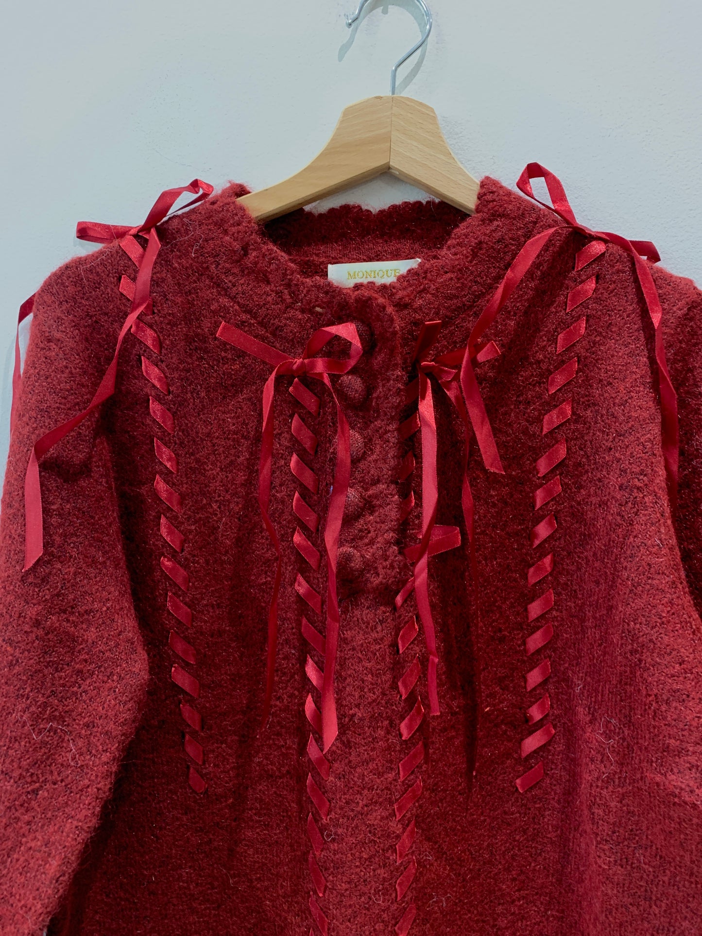 Cardigan con fiocchi