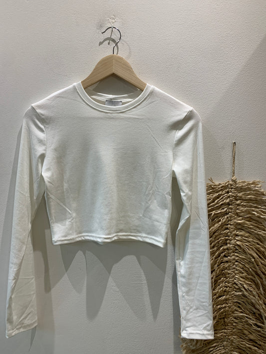 Maglia Crop Manica lunga