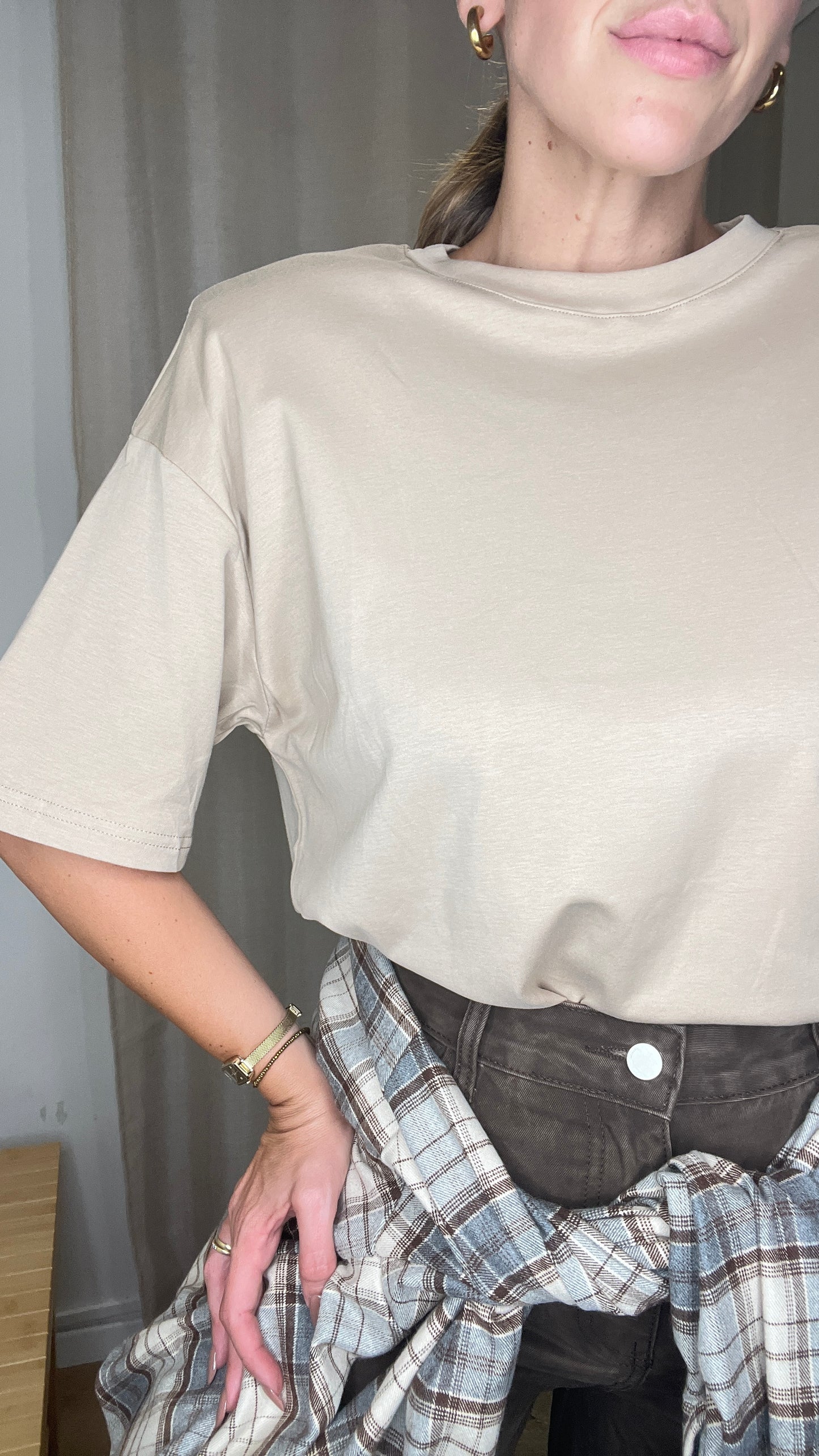 T- shirt con spallina