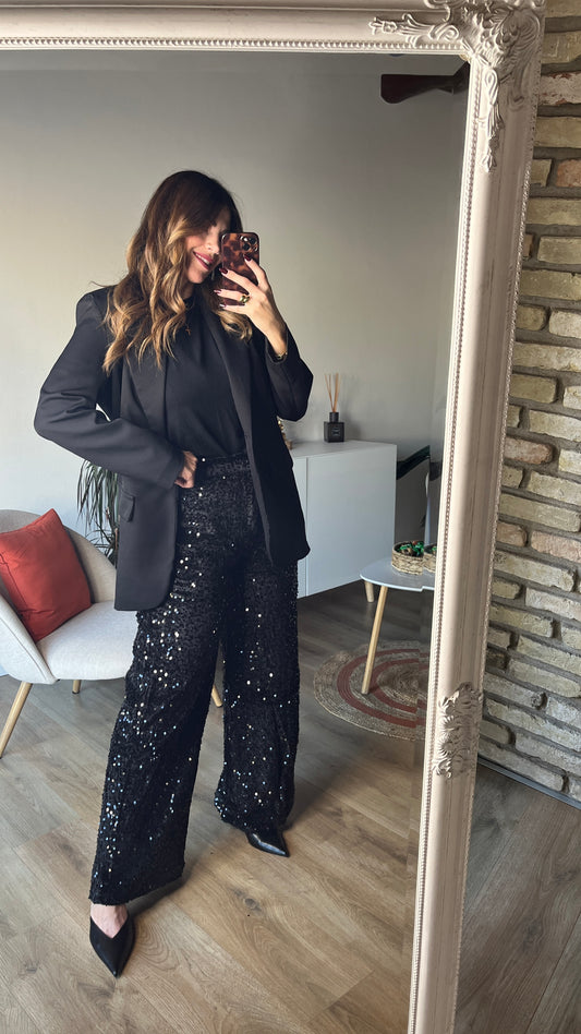 Pantaloni paillettes