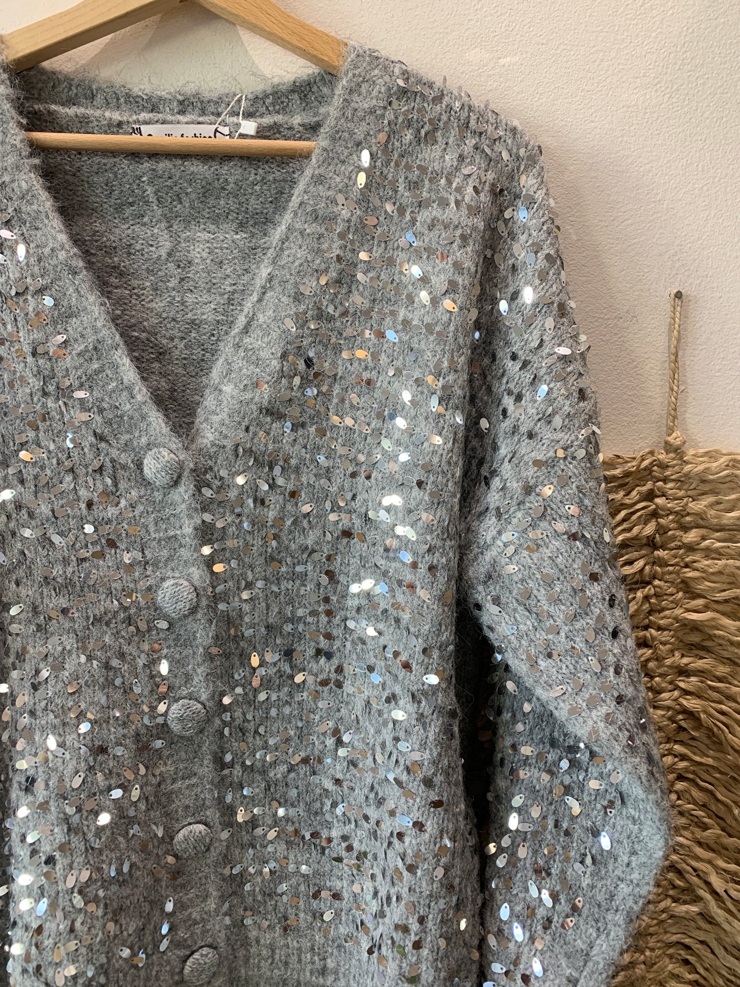Cardigan paillettes