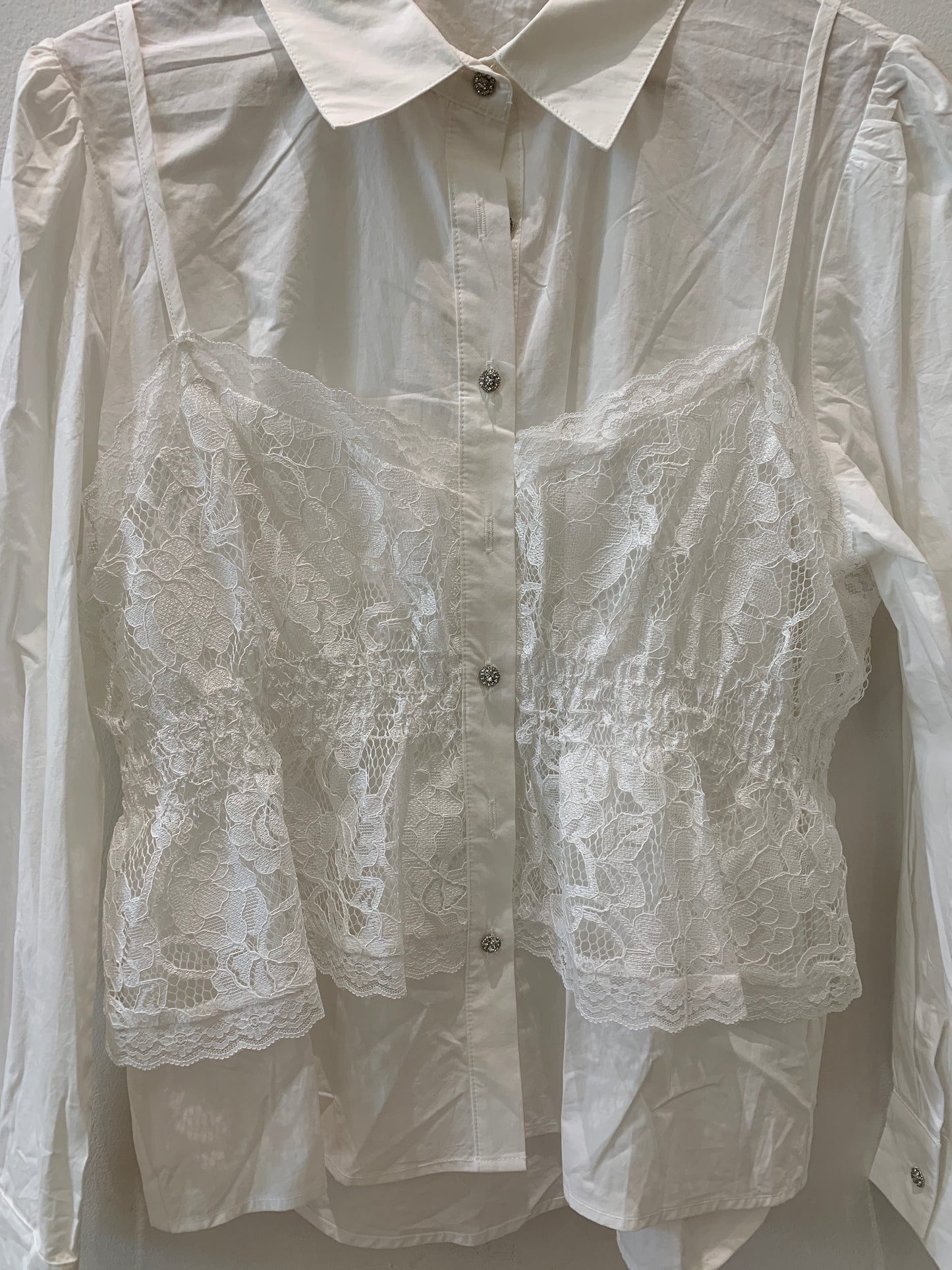 Camicia/top pizzo